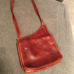 Medici Natural Leather Crossbody Bag